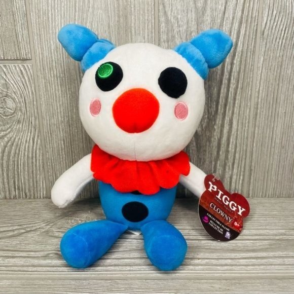 Piggy Clowny Clown 8” Collectible Plush Roblox PhatMojo brand toy - Picture 2 of 4